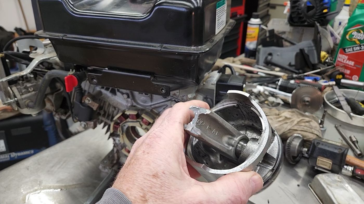 Internal engine damage inspection during teardown