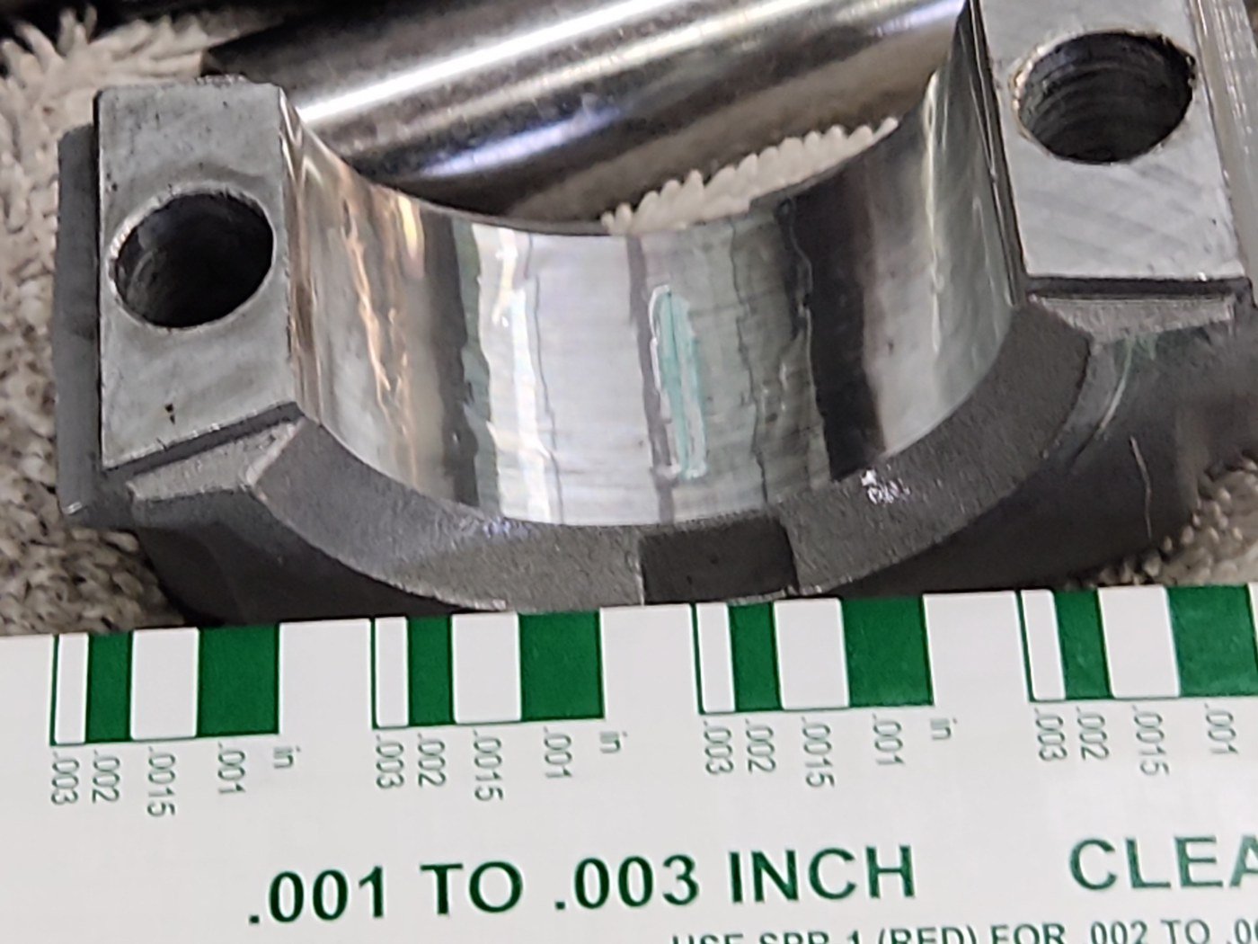 Precision measurement and inspection of a machined surface
